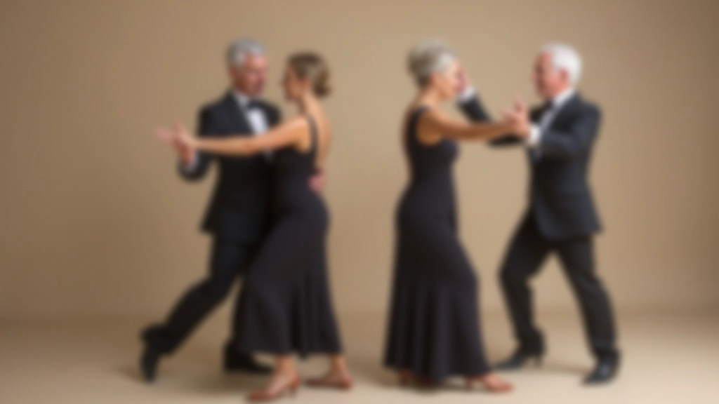 Detailed view of ballroom frame showing lead and follow hand positions from front and side angles